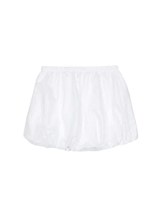 SHEER BALLOON SKIRT (WHITE)