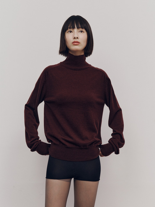 Signature Turtle Pullover (Wine)