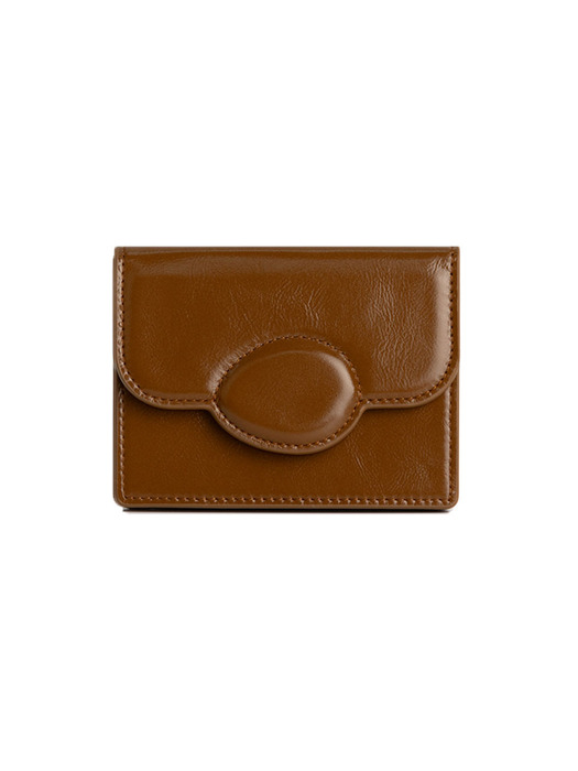 Pebble Accordion Cardwallet _Tan Camel