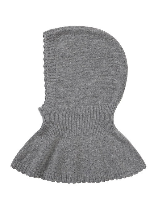 FLARED BALACLAVA_melange grey