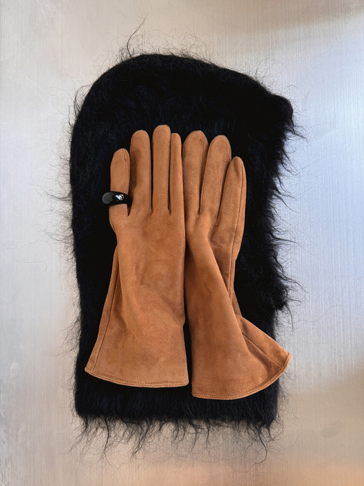 [선물포장] Signature ball gloves_long (camel)