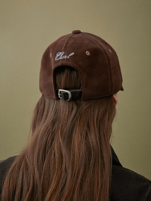 [선물포장] Real suede ballcap (2colors)