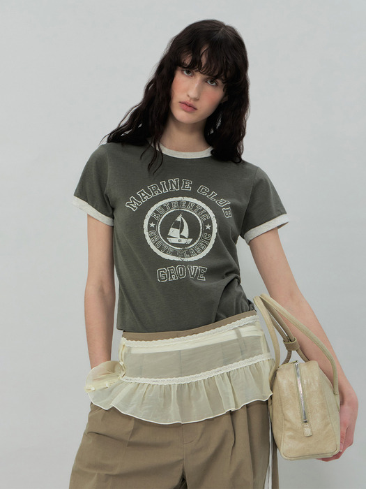★2025SS新作★GROVE★GROVE MARINE RINGER T-SHIRT GROVE MARINE RINGER T-SHIRT [4COLORS] - GROVE