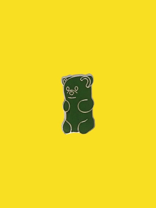 GREEN GUMMY-BEAR Badge