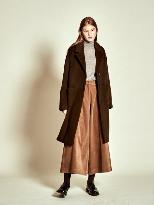 Tailored Wool Coat_ Khaki