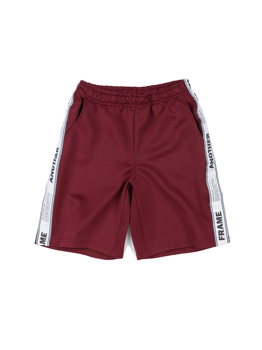 AF TAPING HALF TRACK PANTS (BURGUNDY)