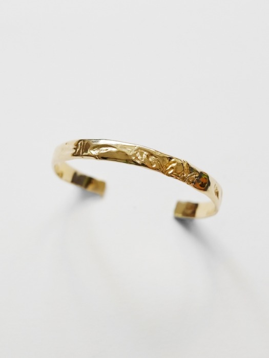 Grass Memory Bangle (Gold)