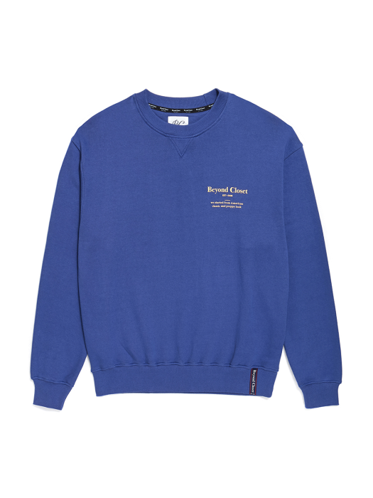 NEW EDITION LOGO SWEAT-SHIRTS BLUE