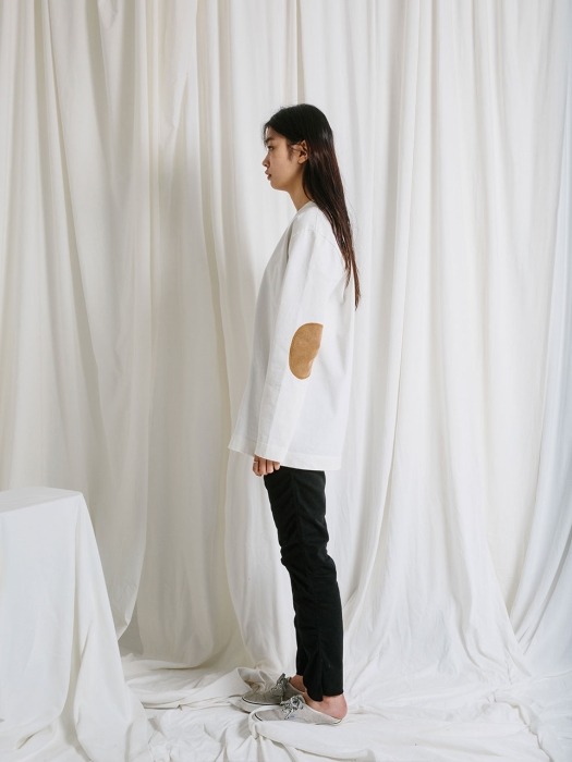 Symmetric E-patch T-shirts #004 [white]