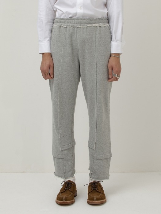 Deconstructed Sweat Pants (Grey)