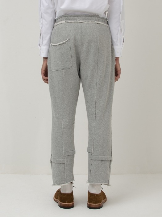 Deconstructed Sweat Pants (Grey)