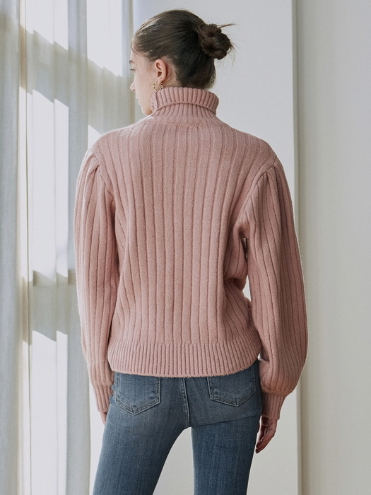 EVENING TURTLE SWEATER_PINK