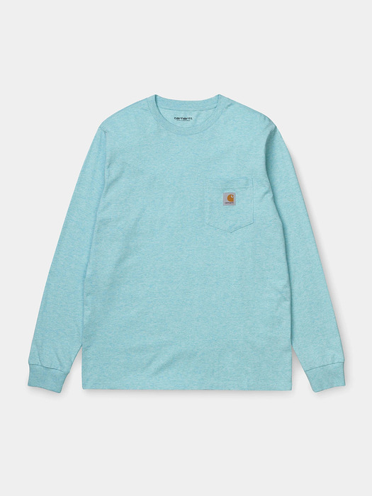 L/S POCKET T-SHIRT_WINDOW HEATHER