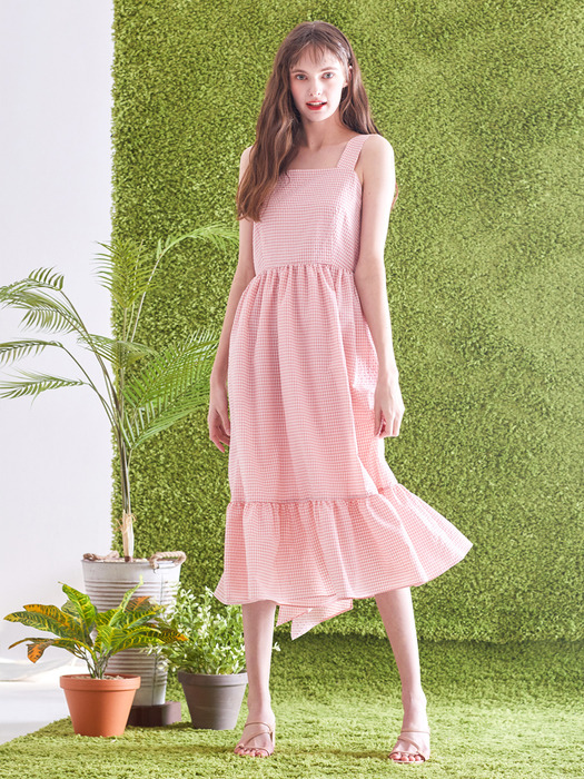 Floria Strap Dress [Pink]