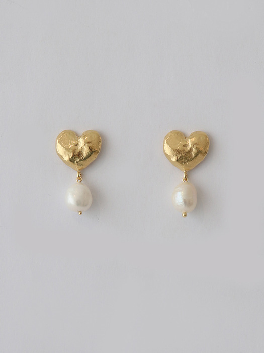volume love pearl earring (2color)
