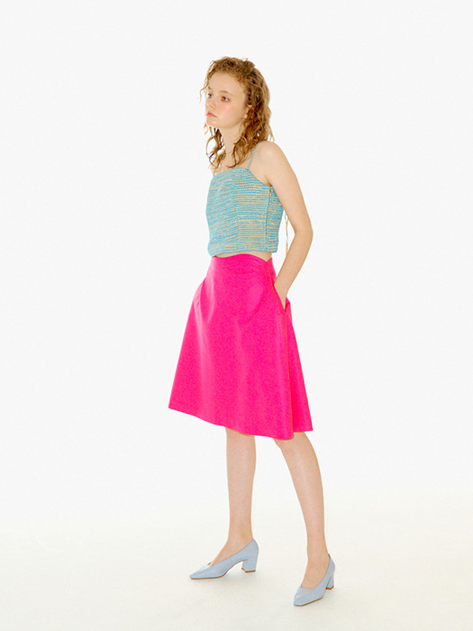 WIDE TUBE VOLUMN SKIRT pink