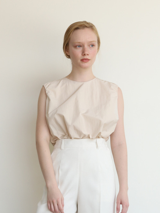 A-line top (light beige)