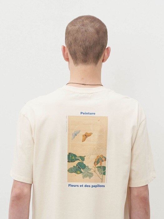 민화 티셔츠 Art Coreen 화접도(남계우) - 에그