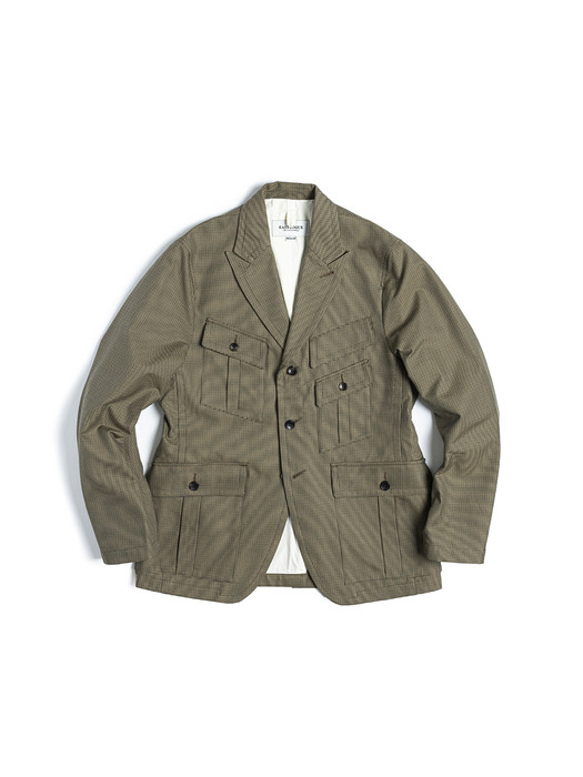 EXPLORER JACKET / BEIGE GUNCLUB CHECK