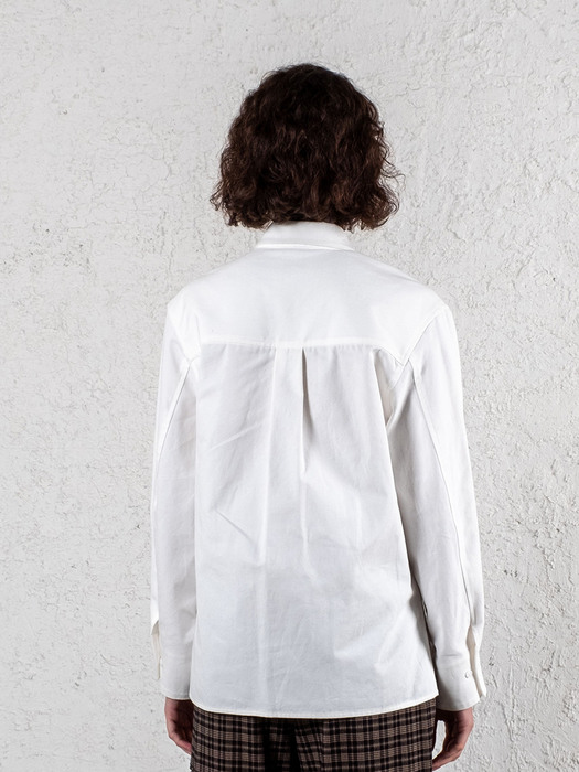 Two Pockets Atelier Shirts (White)