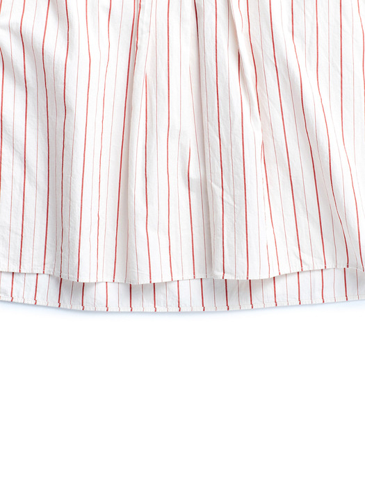 TUNIC SHIRT / RED STRIPE