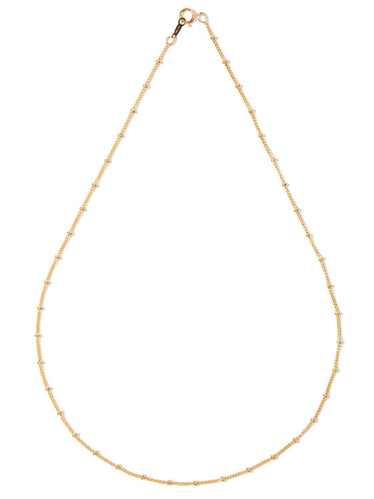 14k gf ball chain necklace (14k 골드필드)