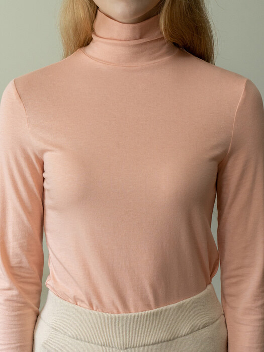 jersey turtleneck (pink) 