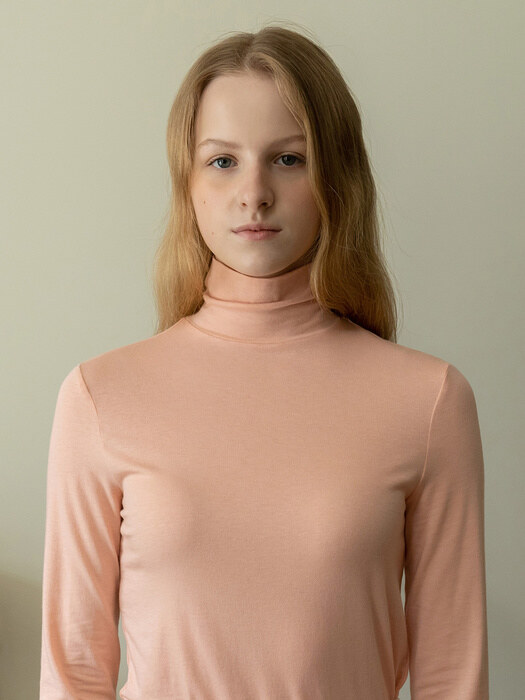 jersey turtleneck (pink) 