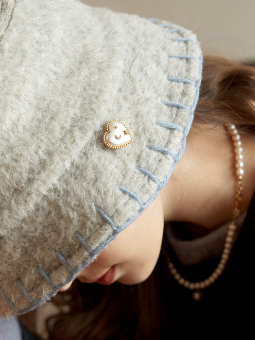 Heart Milky way Pearl Brooch_BCH0091