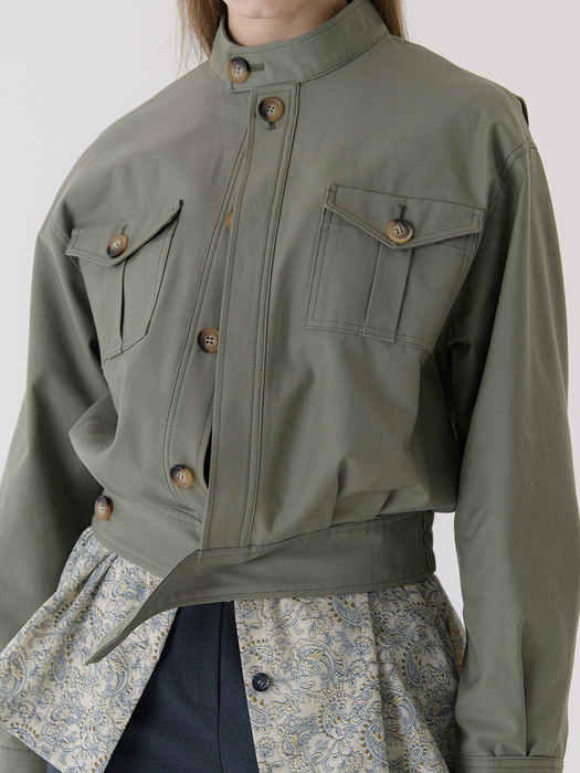 bomber jacket (khaki) - T1