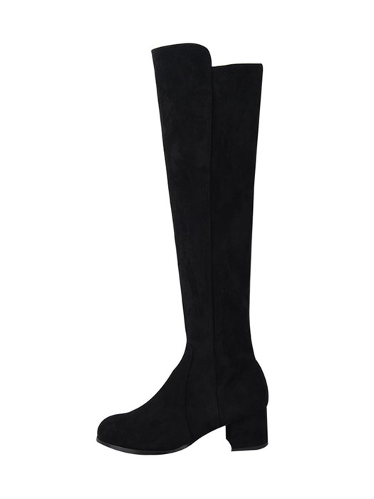 [리퍼브][225~250]Jacquellne Middle Heel Long Boots/B5020/SBK