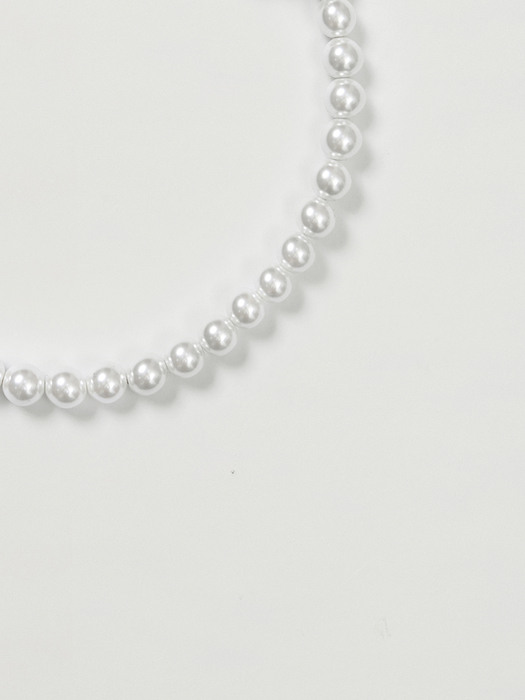 STEPHANIE Pearl Necklace - Pearl White