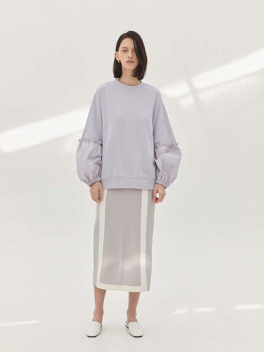 long frame skirt_lavender