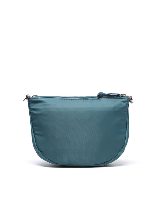 IN HALF MOON CROSSBODY BAG (BLUE GREEN)