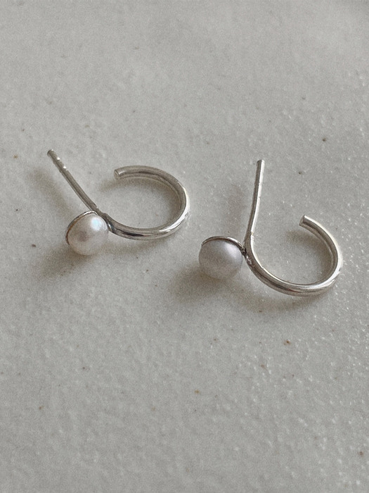 silver925 lovely pearl earring