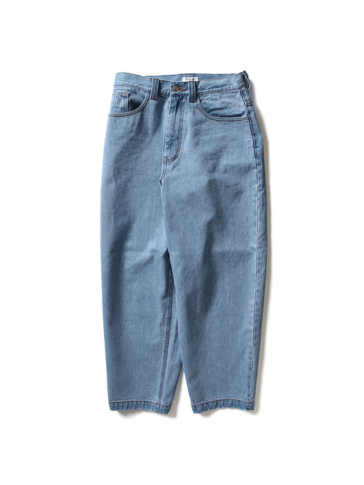 Washed  Baggy Loose Jean -Washed blue