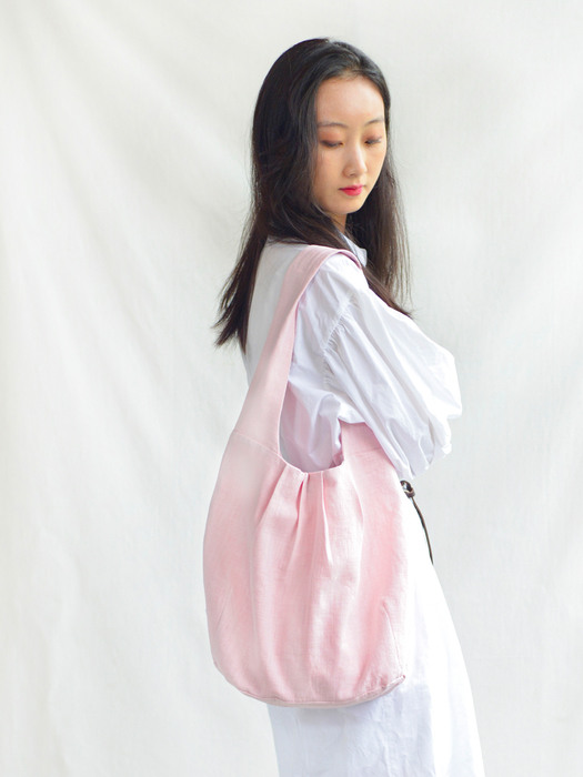 Gwanyu shoulderbag-Pastel pink