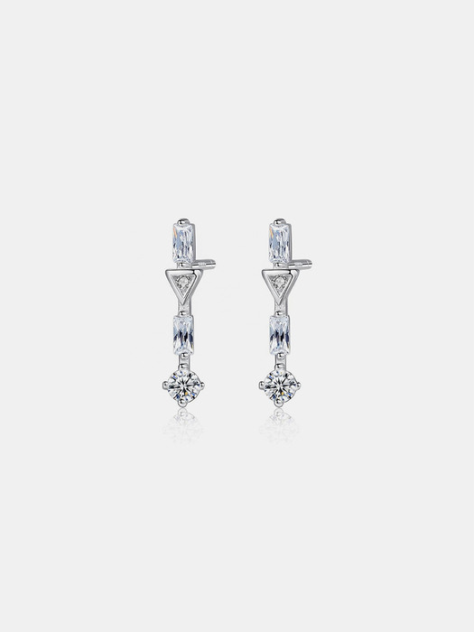 [Silver925] Abomey Stud Earrings