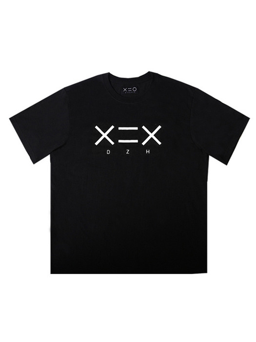 MAIN WHITE X=X T-SHIRTS IN BLACK