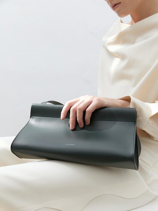 LOG TOP BAG S- Artificial Leather_D.GREEN