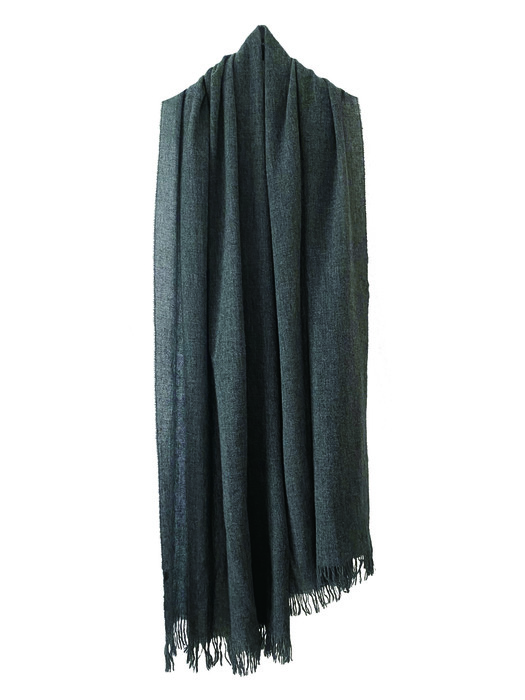 Via Classic wool muffler (Gray)