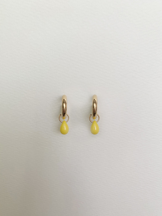 Yellow berries earrings