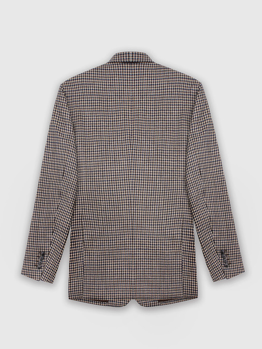 ITALY BROWN CHECK JACKET