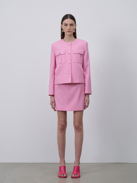 Wool Bland JK-Pink