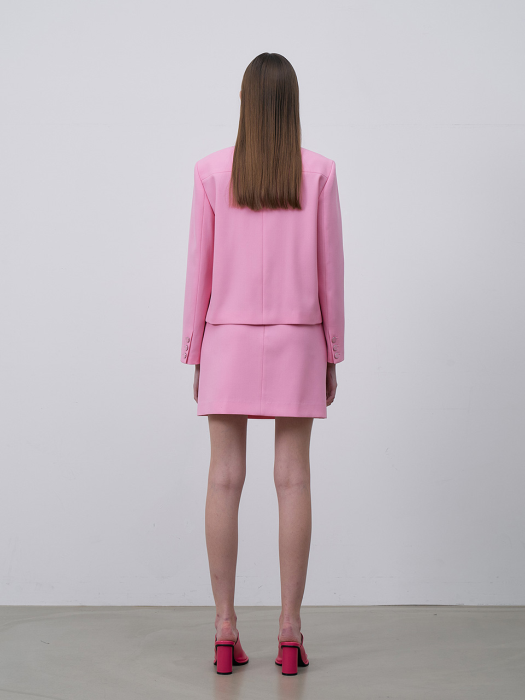 Wool Bland JK-Pink