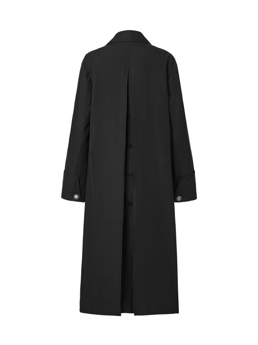 OVERSIZE TRENCH COAT, BLACK