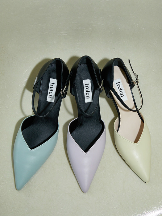 Pointed Toe High Heel Sandals_3 colours