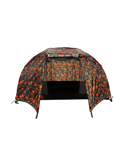 ONE MAN TENT ORCHID FLORAL BLACK