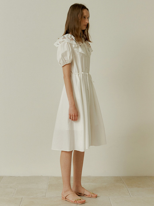Live sequins dress (White)