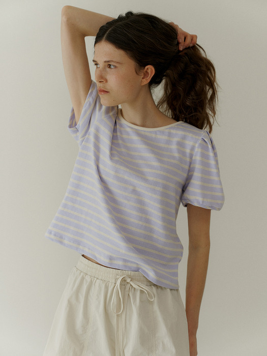 2.91 Stripe tshirt (Lavender)